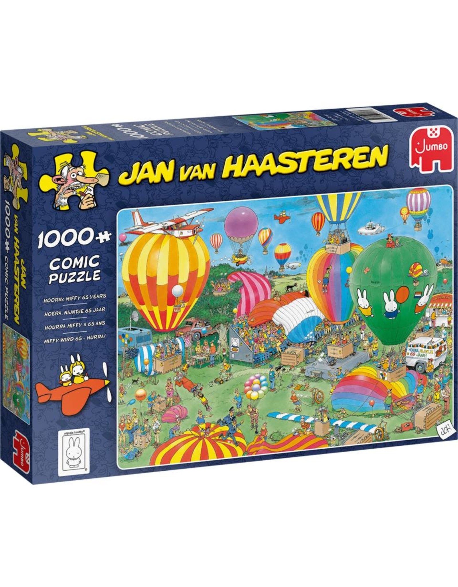 JUMBO Jan van Haasteren hoera, Nijntje 65 jaar - 1000 stukjes