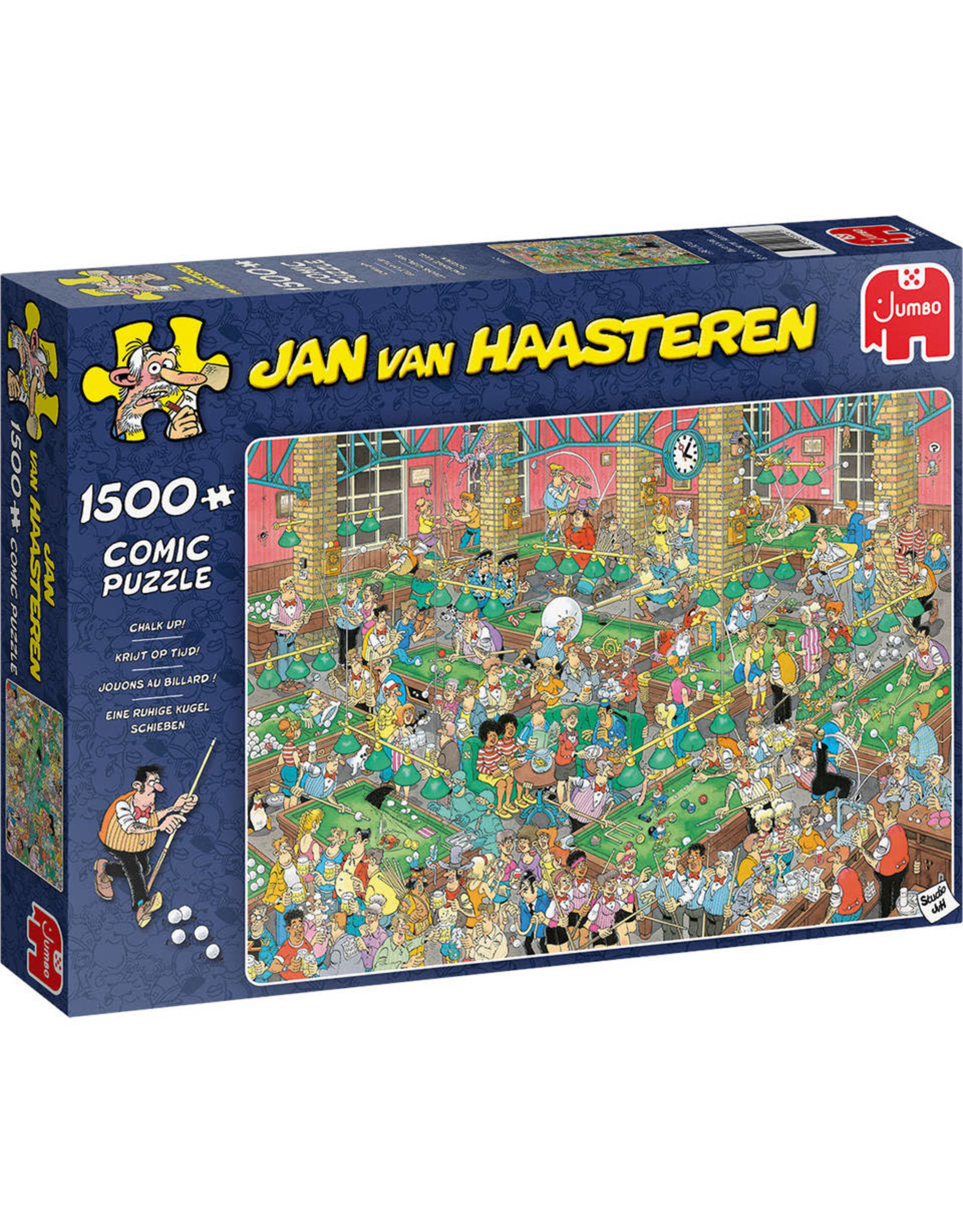 JUMBO Jan van Haasteren Krijt op tijd! - 1500 stukjes