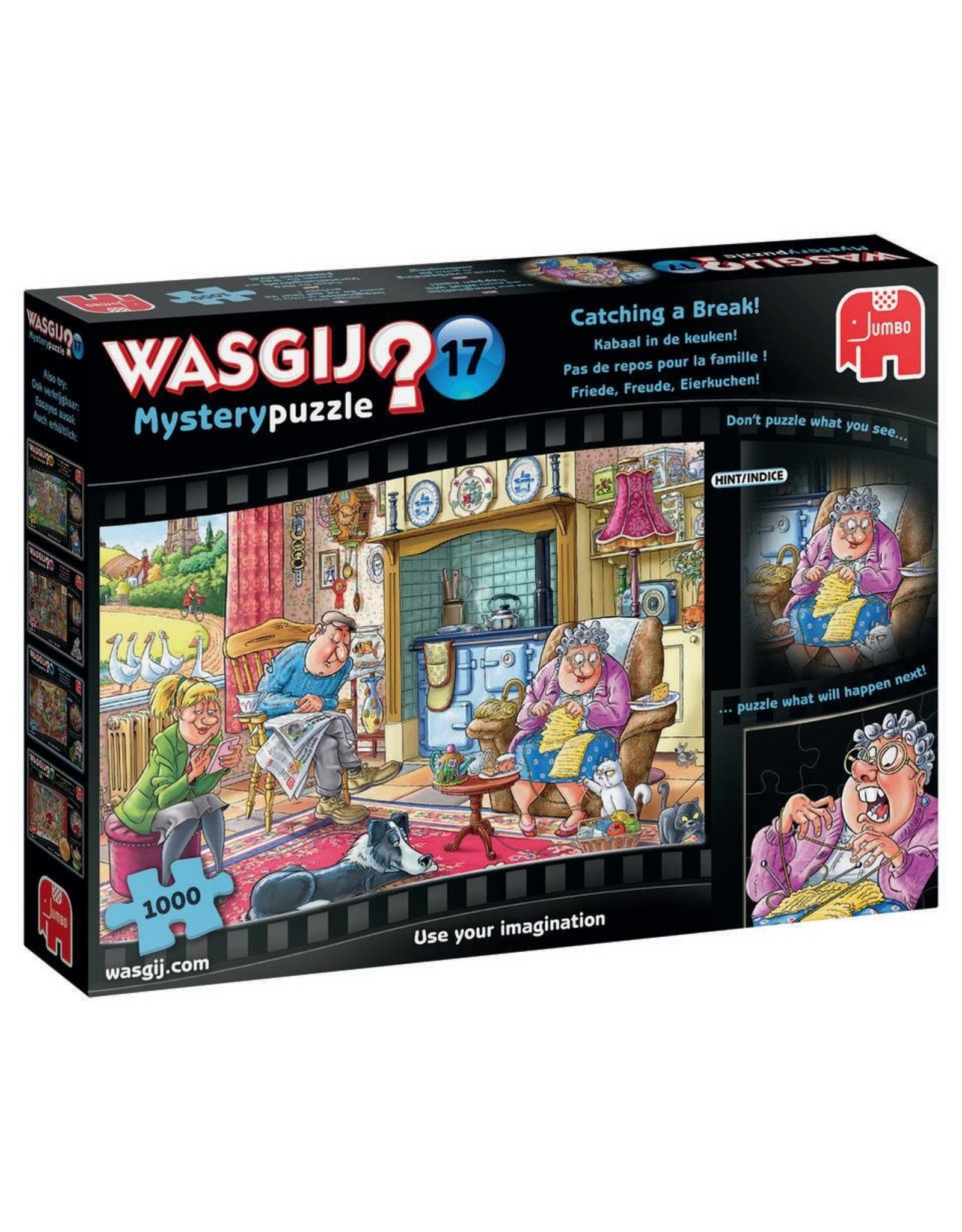 Wasgij Mystery puzzel 17 kabaal in de keuken! - 1000 stukjes