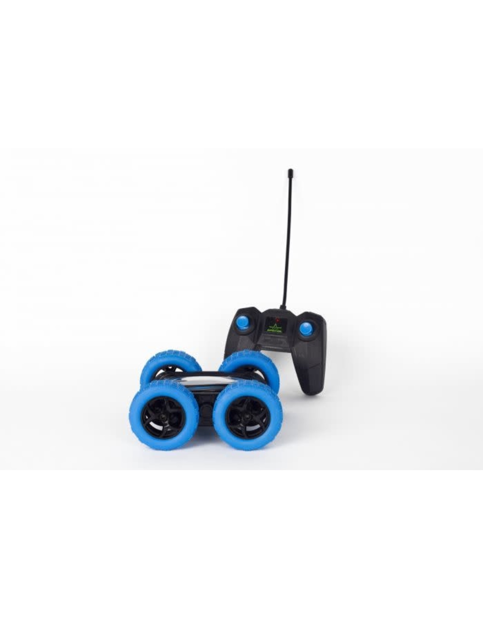 WONKY CARS Wonky Cars - Stunt Car - 360° - RC - RC Auto - Bestuurbare Auto - Radiografische Auto - Blauw