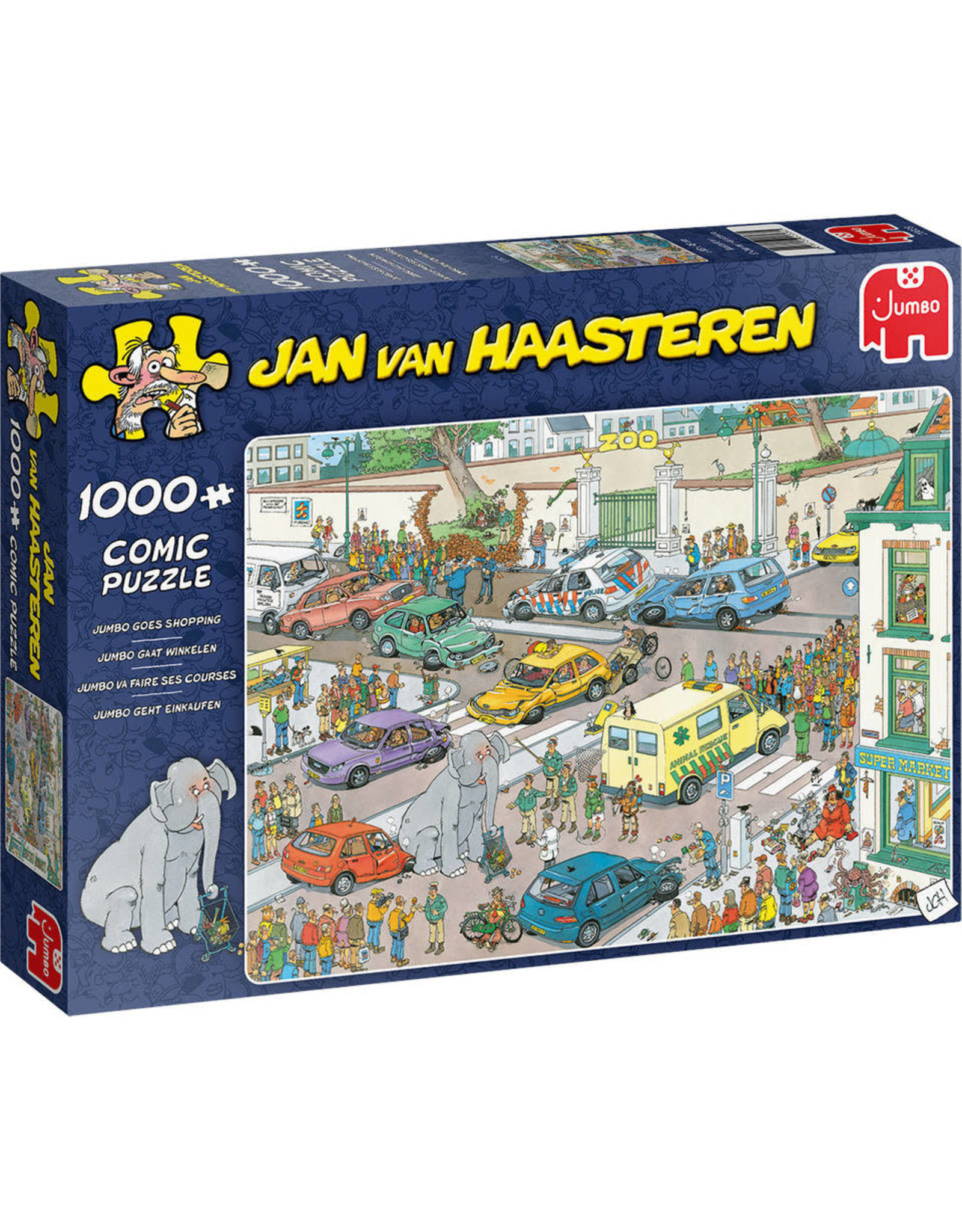 JUMBO Jan van Haasteren Jumbo gaat winkelen - 1000 stukjes