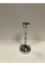 KANDELAAR 24CM HOOG NIKKEL