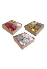 MERKLOOS CADEAUPAKKING DECORATIE  SET /15