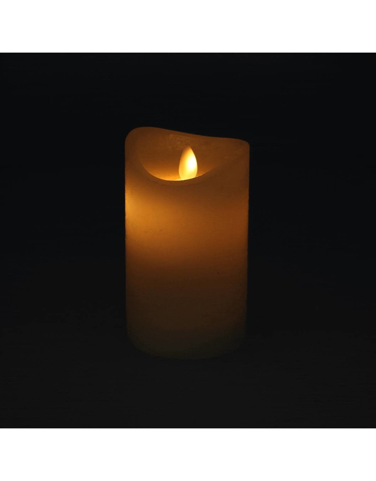 LED Kaars realistic flame & Timerfunctie 7.5x10 cm - LED Kaarsen - Wax