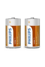 PHILIPS Batterij Philips R14L2B - C - 2 stuks