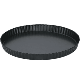 Alpina Bakvorm quiche staal 28 x 3,5 cm zwart