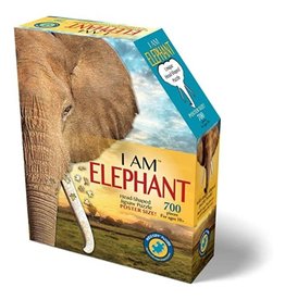 Madd Capp I Am Head Shaped Jigsaw Puzzle Elephant 300 pcs 6