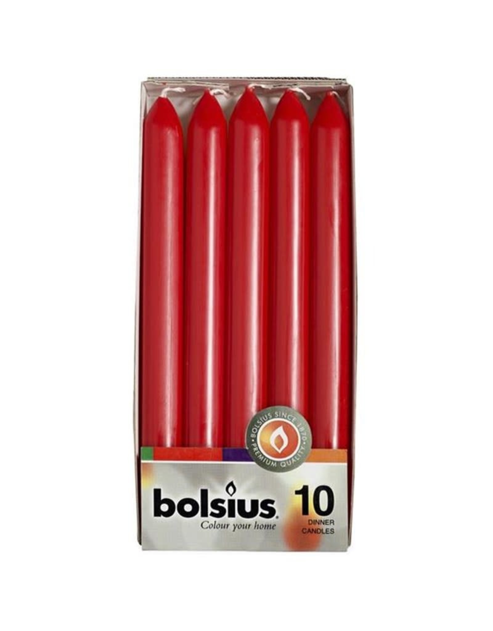 BOLSIUS DINERKAARSEN 230/20 DS10 ROOD