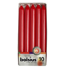 BOLSIUS DINERKAARSEN 230/20 DS10 ROOD