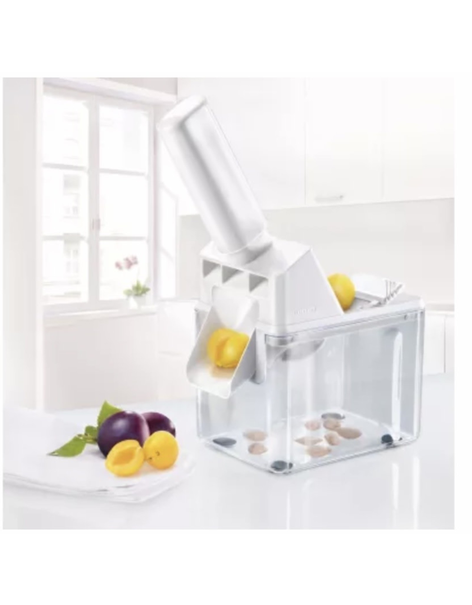 LEIFHEIT Leifheit Automatische pruimenontpitter wit