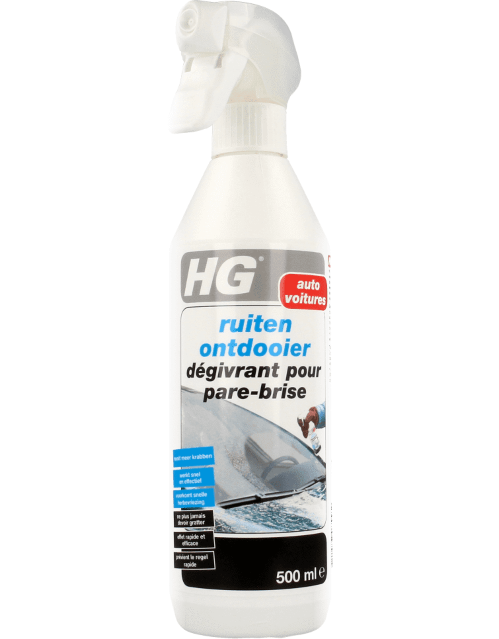 HG HG RUITENONTDOOIER 500ML MET GRATIS KRABER