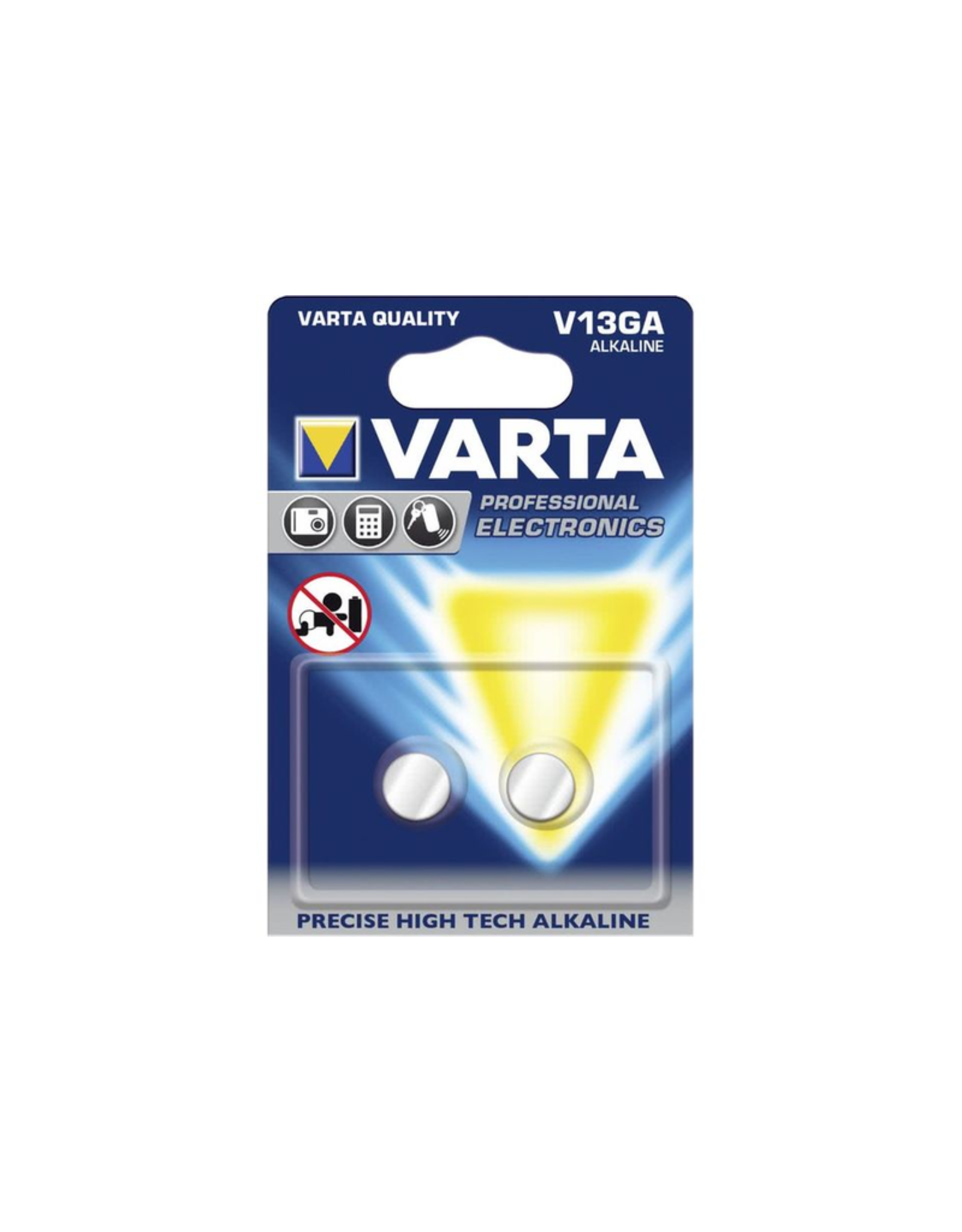 VARTA BATTERIJ VARTA V13GA / LR44 ALKALINE BLISTER 2 STUKS