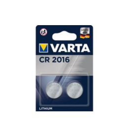 VARTA BATTERIJ VARTA CR2016 LITHIUM BLISTER 2 STUKS