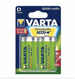 VARTA BATTERIJ VARTA READY2USE 56720 D 3200MAH OPLAADBAAR  (BLISTE