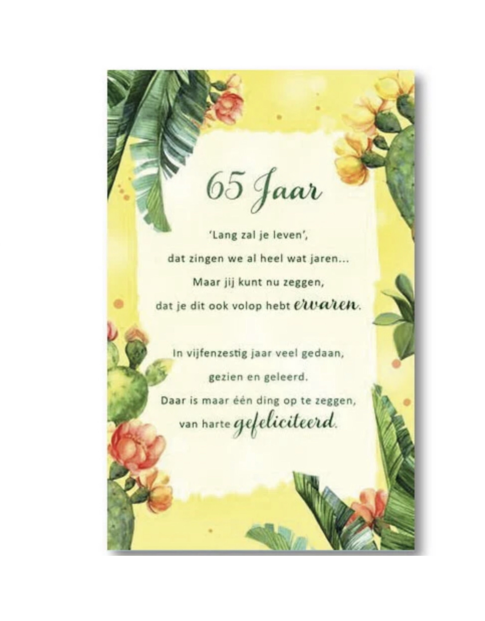 Hallmark Wenskaart Hallmark 65jaar met envolop