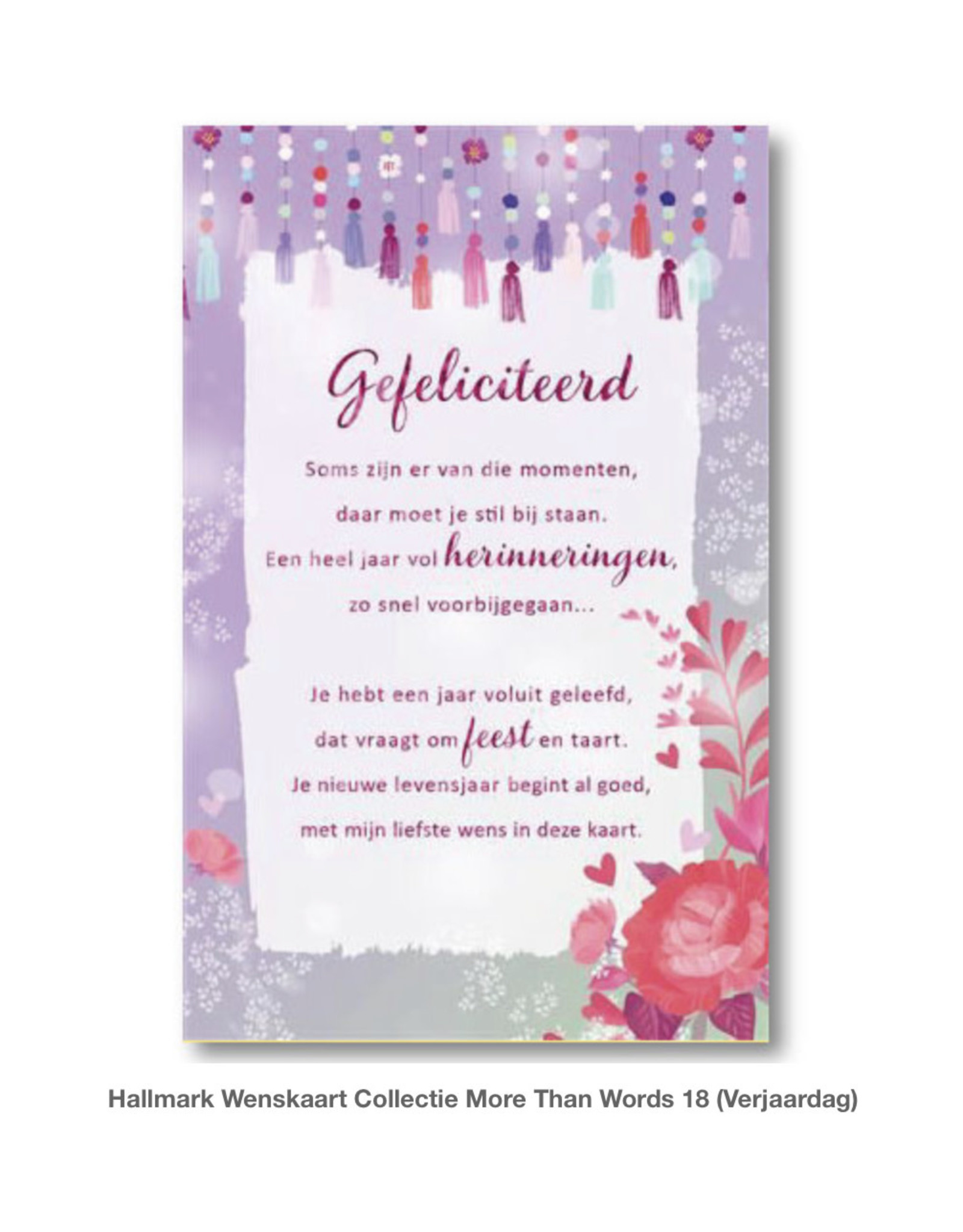 Hallmark Wenskaart Hallmark GEFELICITEERD met envelop