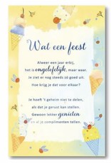 Hallmark Hallmark wenskaart met envelop - Wat een Feest