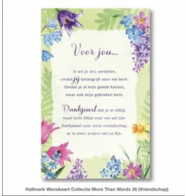 Hallmark Wenskaart Voor jou..... met envelop- Hallmark