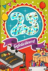 MGP CARDS Wenskaart MGP CARDS 23 gefeliciteerd met envolop