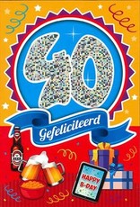 MGA Wenskaart MGP 40 gefeliciteerd met envolop