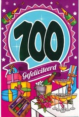 MGP CARDS Wenskaart MGP CARDS 100 gefeliciteerd met envolop