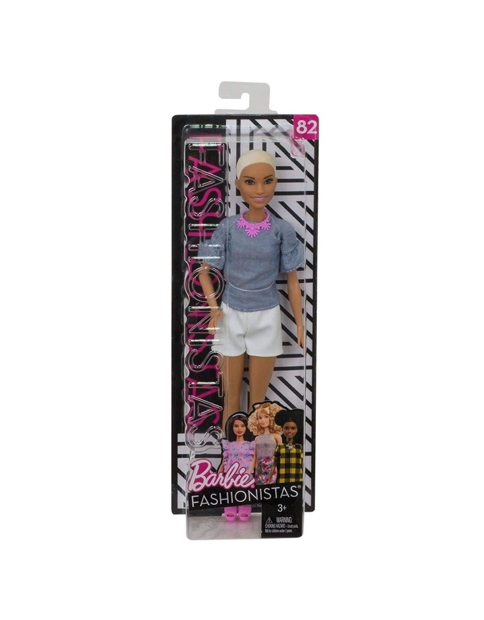 MATTEL Barbie Fashionista Tienerpop Buzz-cut En Witte Sho