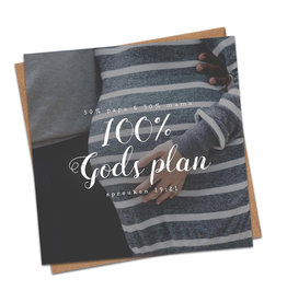 Dagelijkse broodkruimels Christelijke Kaart Zwangerschap dagelijksebroodkruimels  – Spreuken19:21 met envolop