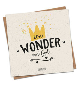 Dagelijkse broodkruimels Christelijke Kaart dagelijksebroodkruimels Geboort – Psalm 40:6 met envolop