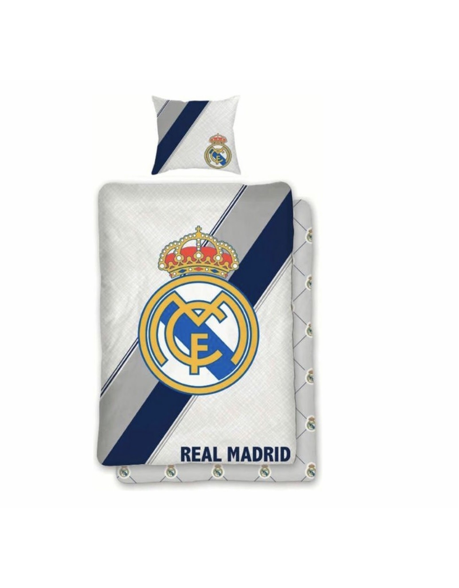 REAL MADRID Real Madrid Dekbedovertrek Wit