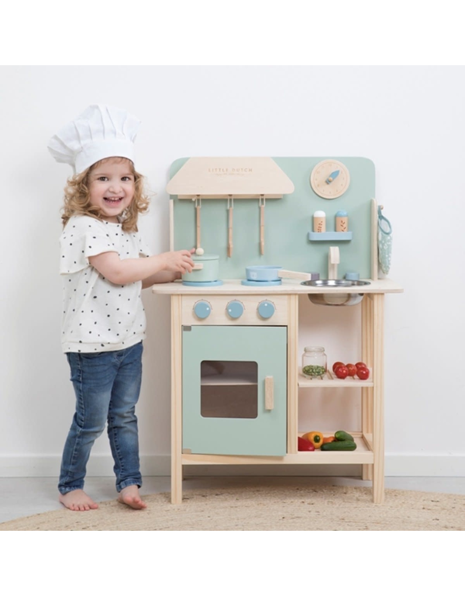 LITTEL DUTCH Little Dutch Houten Keuken Mint