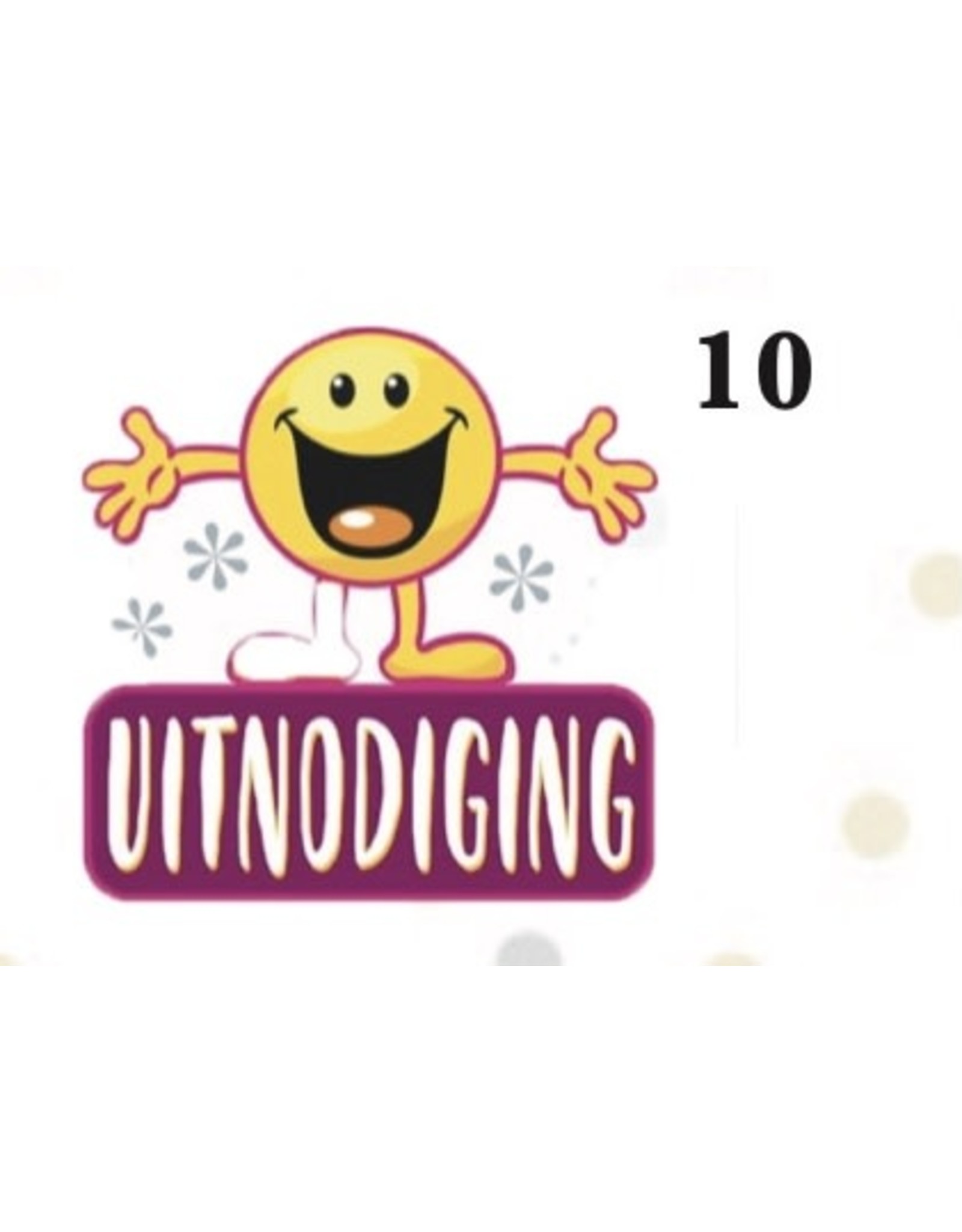 TOUCHE UITNODIGINGSKAARTEN 5 STUKS MET ENVELOPPEN -10