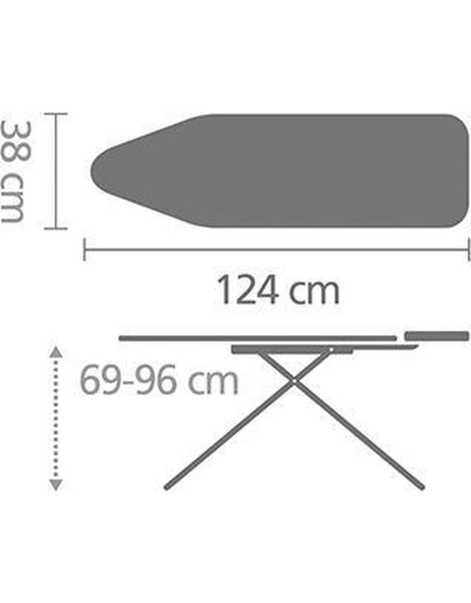 BRABANTIA Strijkplank B - Music - met strijkijzerhouder