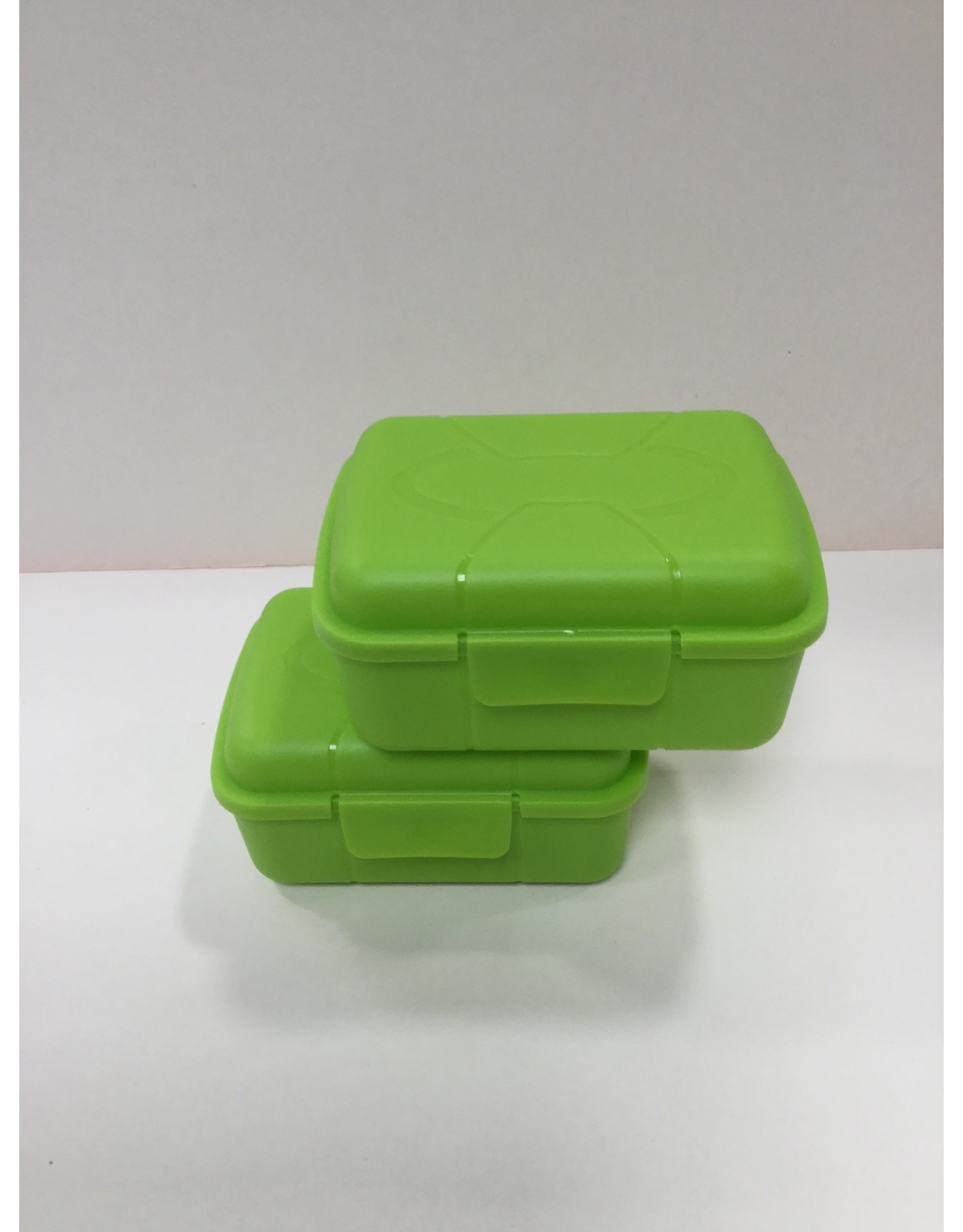 MERKLOOS Snack box set 2 stuks groen 11,5X8,5cm