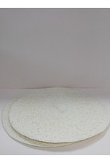 DINNERWARE PLACEMAT 37,5CM ROND SET VAN 2 WIT/GOUD