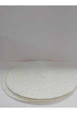 MERKLOOS DINNERWARE PLACEMAT 37,5CM ROND SET VAN 2 WIT/GOUD