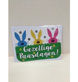 TOUCHE Wenskaart Gezellige Paasdagen met envelop - Touche