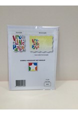 TOUCHE Wenskaart Vrolijk Pasen met envelop -Touche