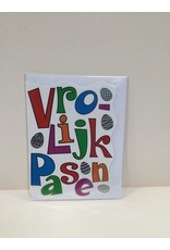 TOUCHE Wenskaart Vrolijk Pasen met envelop -Touche
