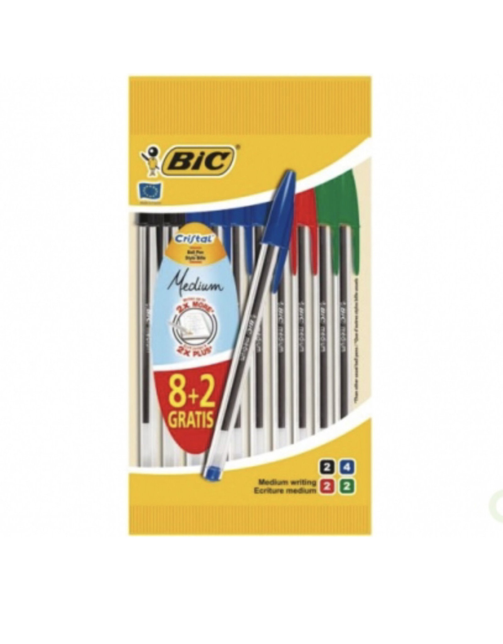 BIC BIC 10 BALLPOINTS CRISTAL