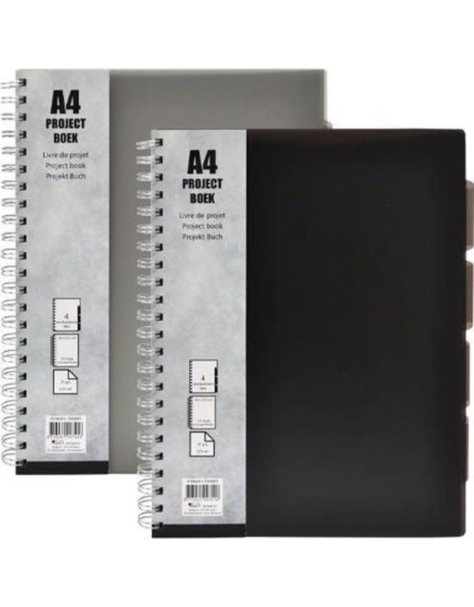 verhaak PROJECTBOEK A4 ZWART