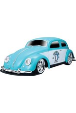 Maisto RC Radiografische Bestuurbare auto schaal 1:10 1951 VW Beetle (Blauw/Wit)