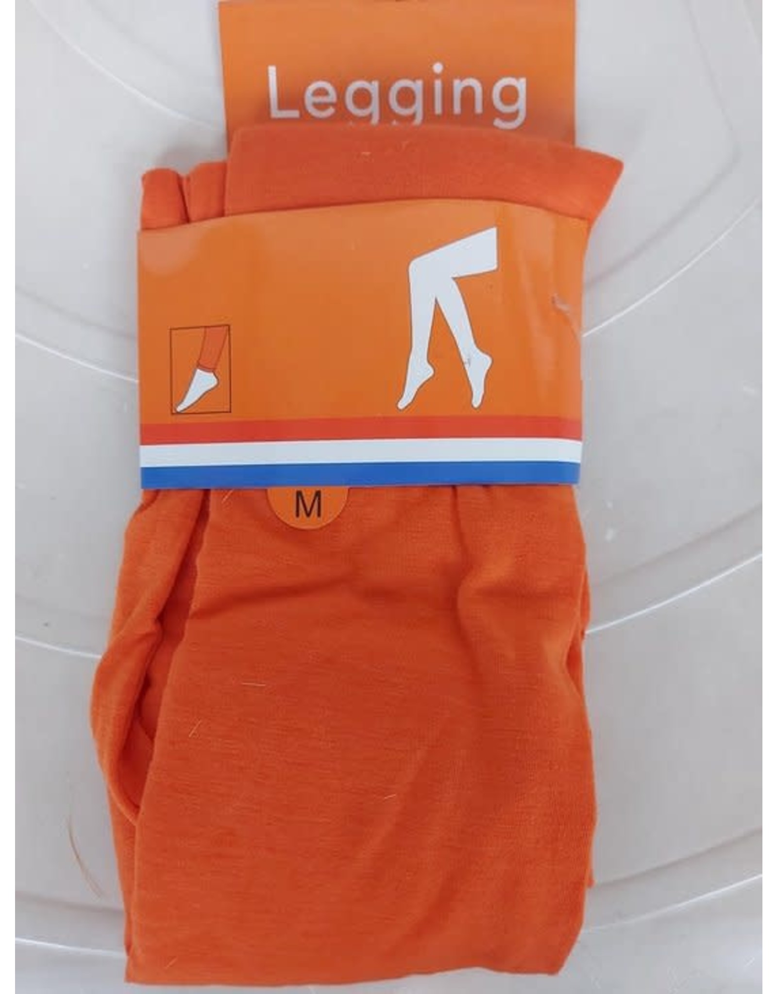 LEGGING ORANJE  MAAT L