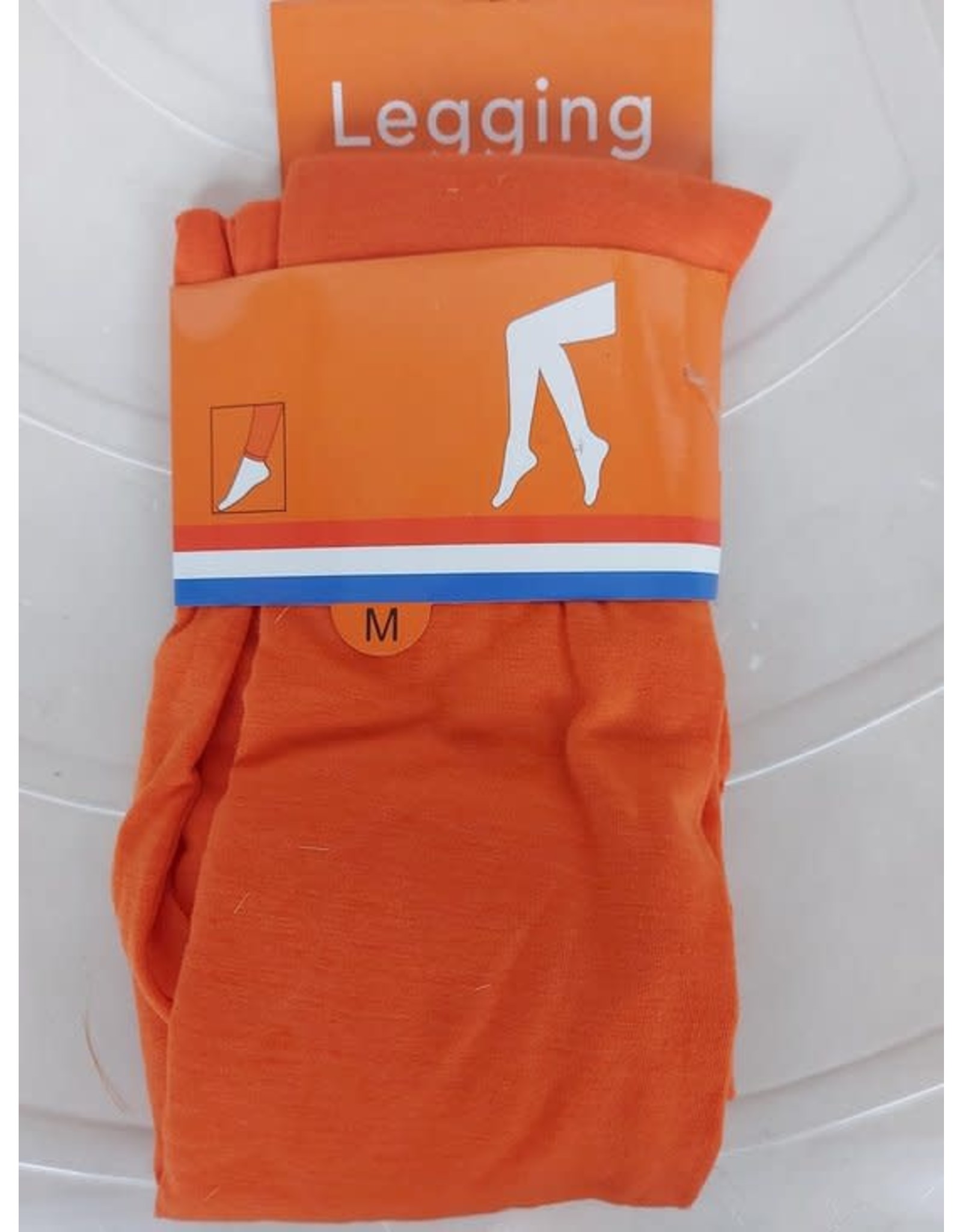 Legging oranje maat XL