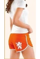 Dames Short Oranje Maat  XL/ L