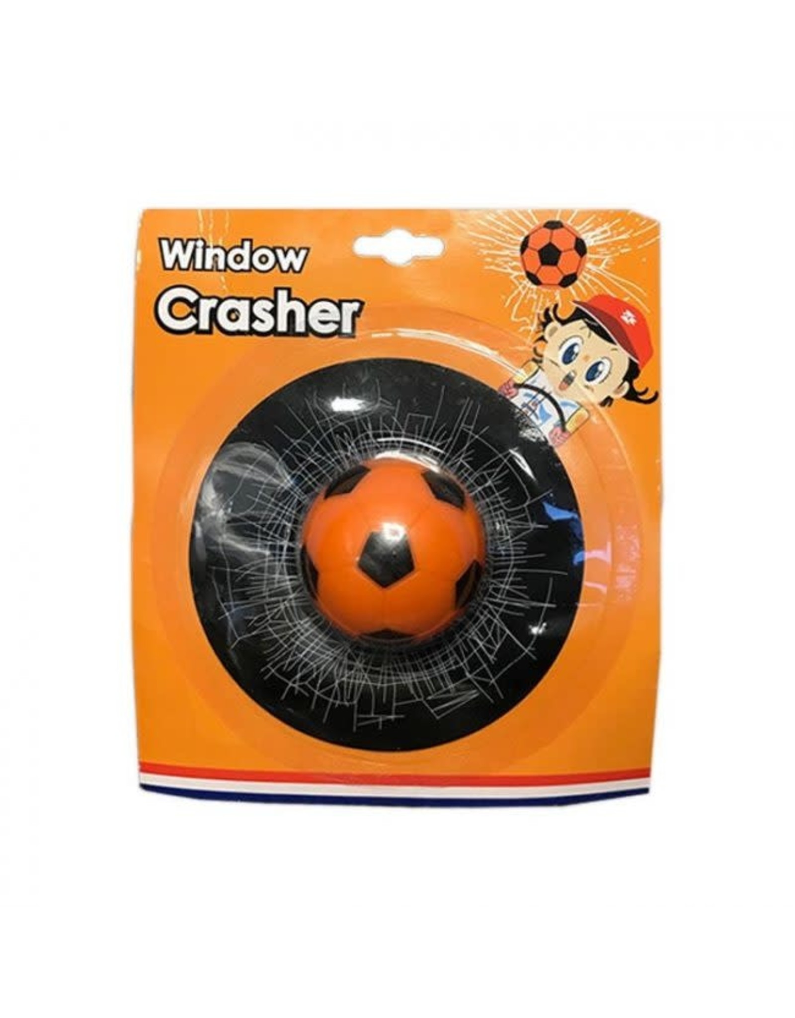 WINDOW CRASHER VOETBAL ORANJE