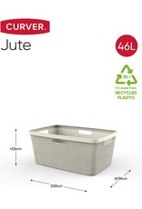 CURVER Curver Jute wasmand 46 liter offwhite