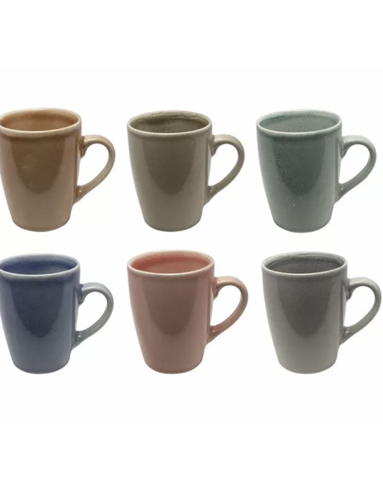 Koffiemok "old look" 340ml Ø8x10cm Bruin