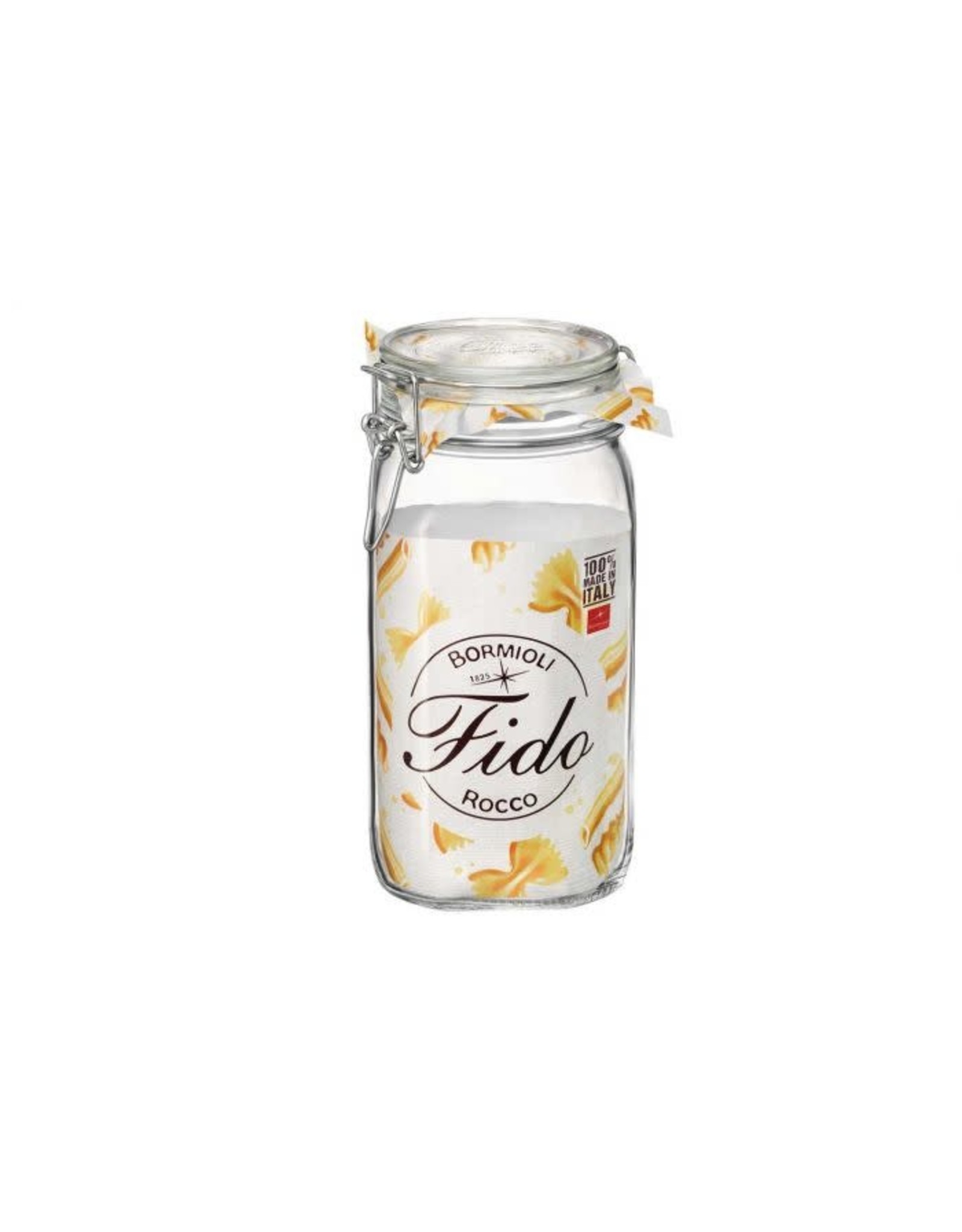 BROMIOLI INMAAKPOT BORMIOLI FIDO KLEMPOT 1,5L VIERKANT 1.5L