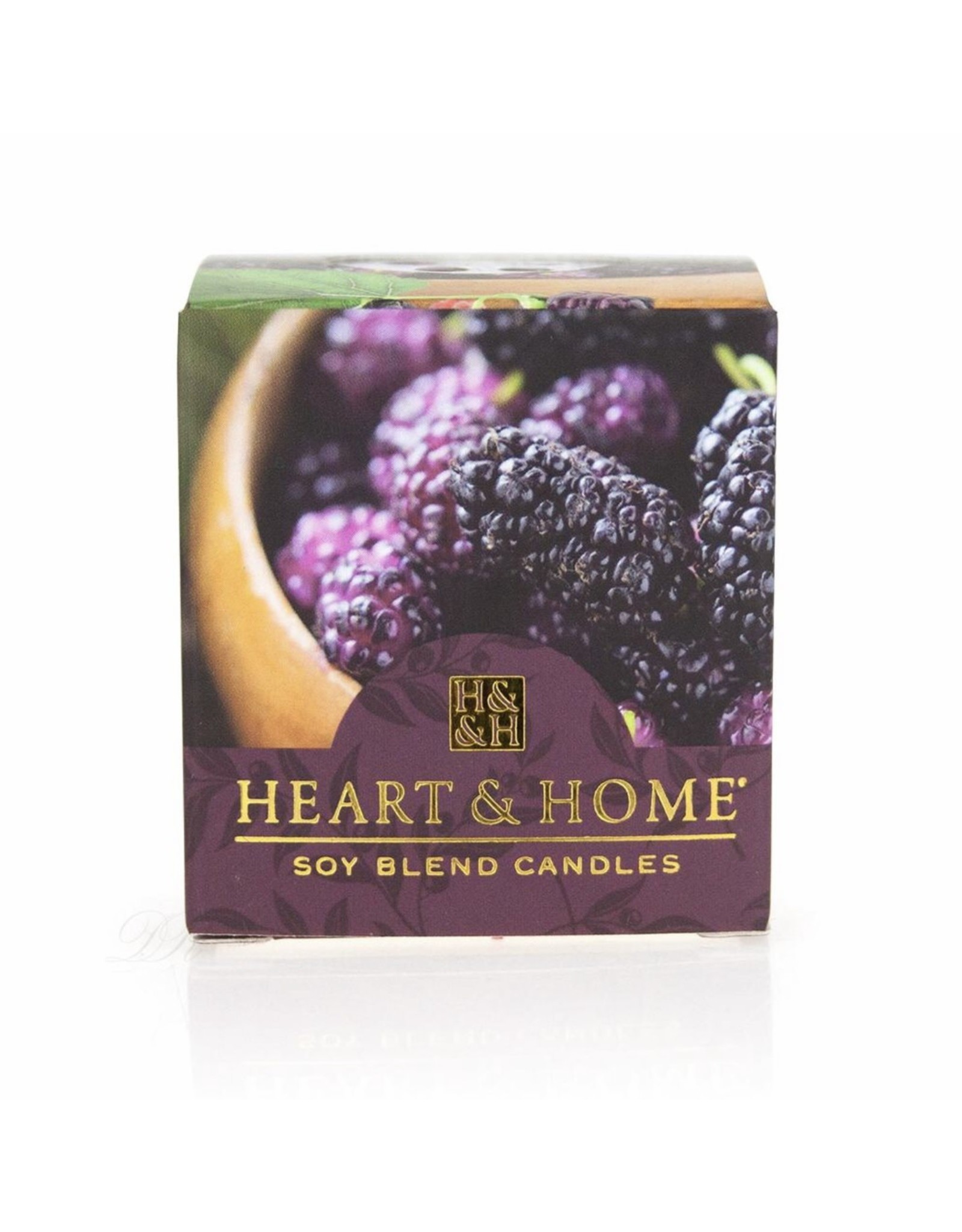 HEART & HOME Heart & Home Votive - Simply Mulberry