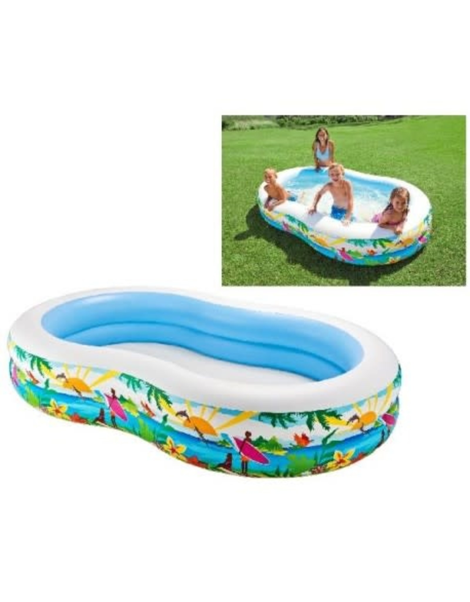 INTEX Intex Zwembad Paradise Pool 262x160x46cm